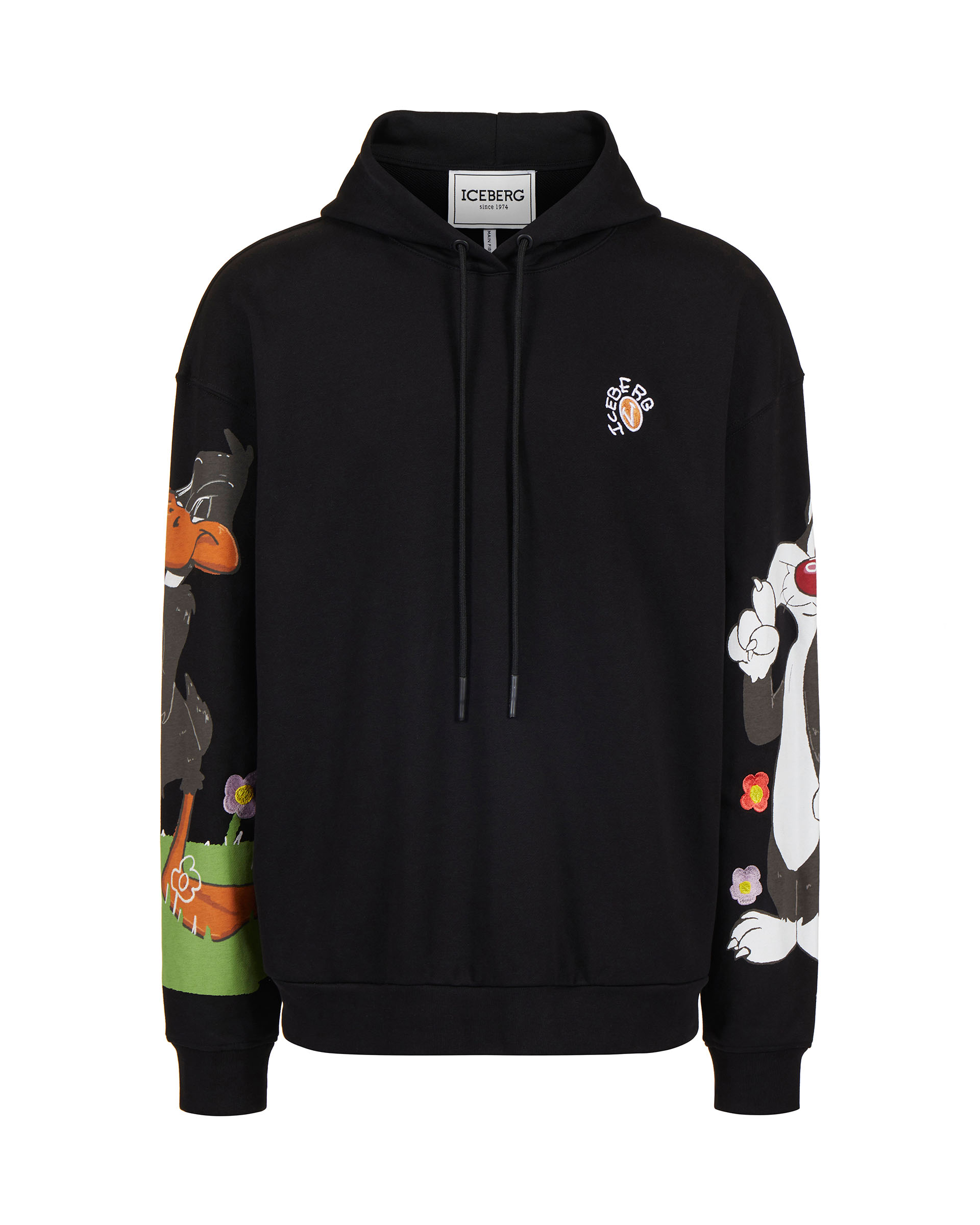 Sweatshirt with cartoon graphics - ( PRIMO STEP US )  PROMO UP TO 40%  | Iceberg - Official Website