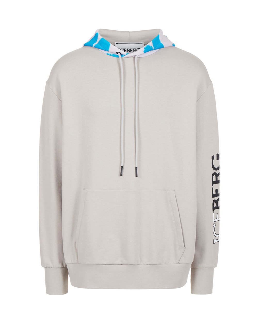 Sweatshirt with hoodie and cartoon graphics - Sweatshirts | Iceberg - Official Website