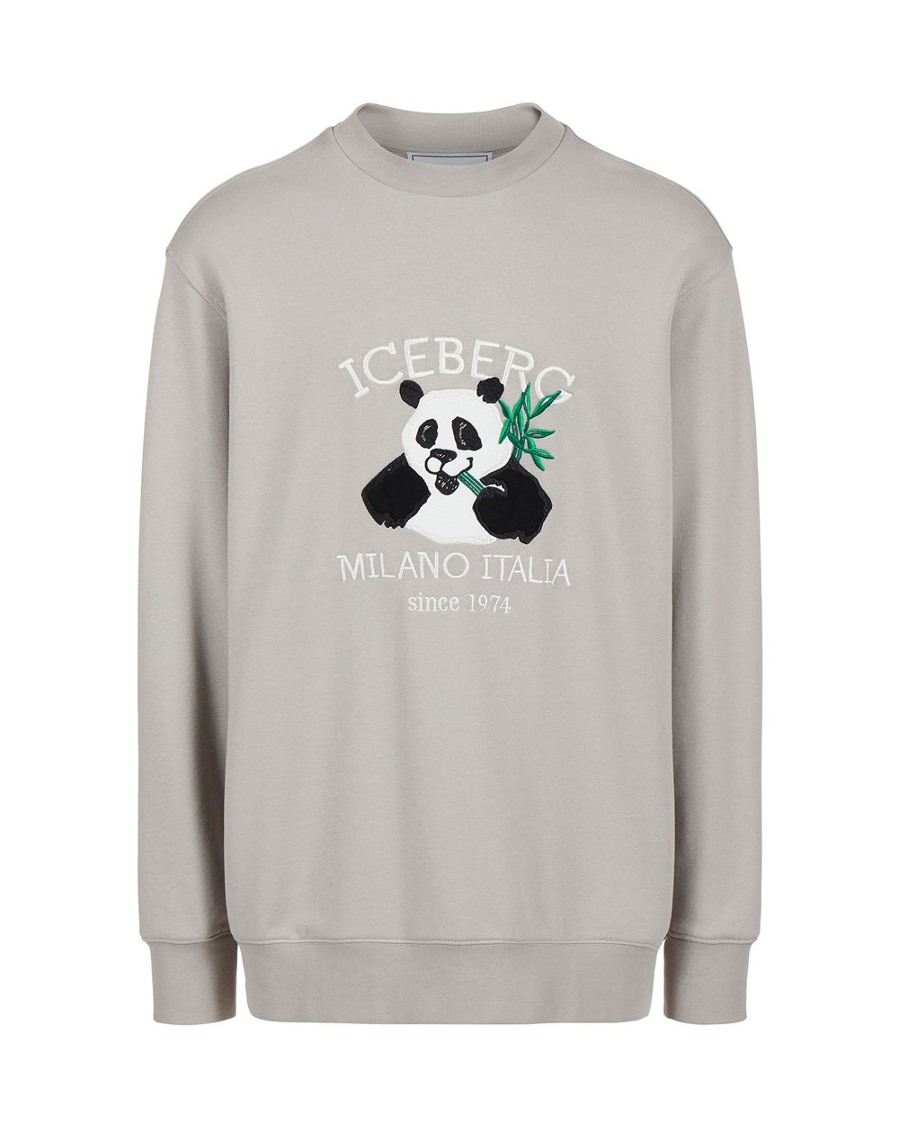 Sweatshirt with logo and cartoon graphics - Sweatshirts | Iceberg - Official Website