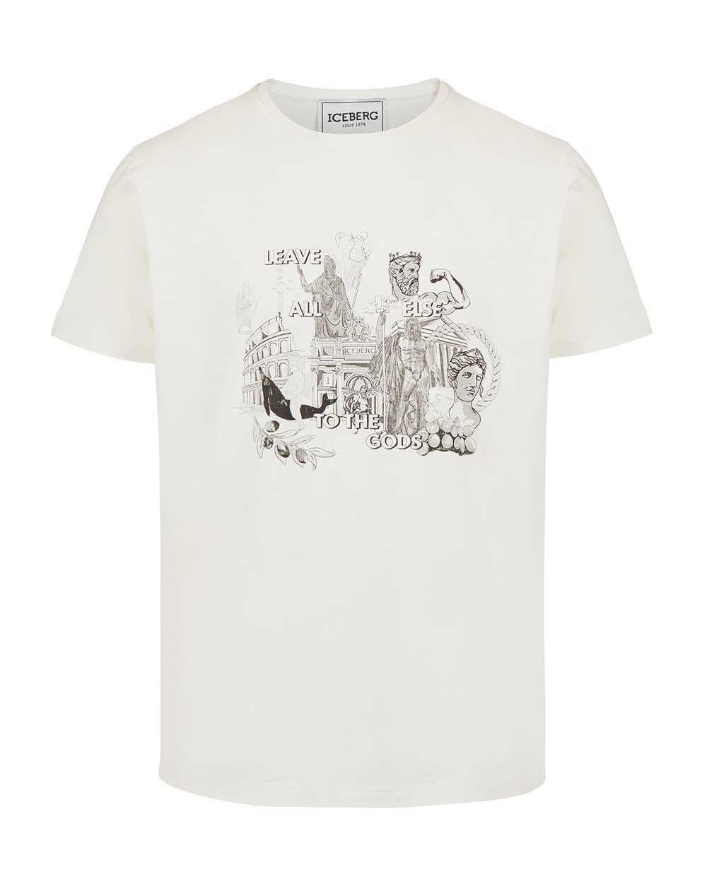 T-shirt with Roma print - Clothing | Iceberg - Official Website