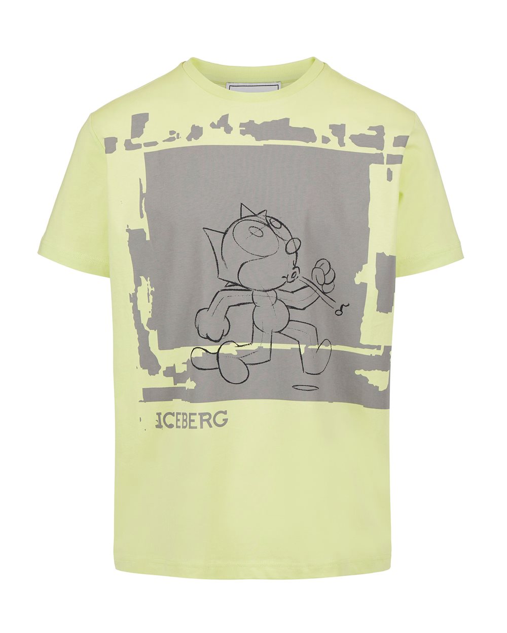 T-shirt with cartoon graphics and logo - VAMEE SELECTION | Iceberg - Official Website