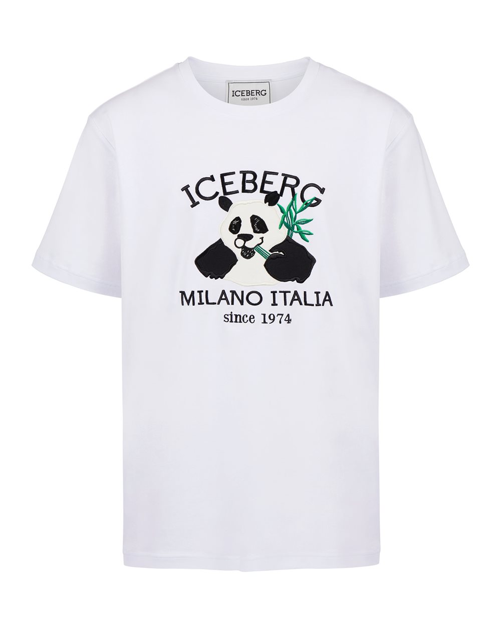 T-shirt with logo and cartoon graphics - Man | Iceberg - Official Website