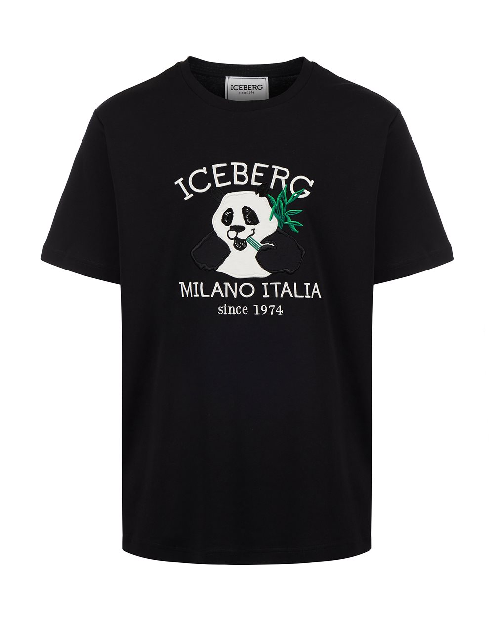T-shirt with logo and cartoon graphics - ICEBERG MILANO | Iceberg - Official Website