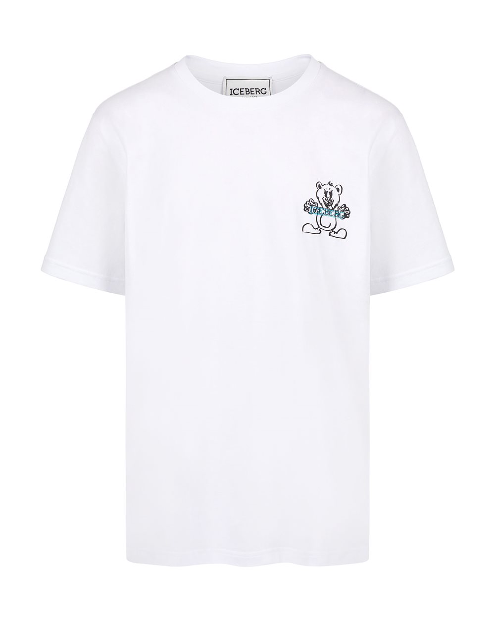 T-shirt with cartoon graphics and logo - ( TERZO STEP FR ) PROMO UP TO 40% | Iceberg - Official Website