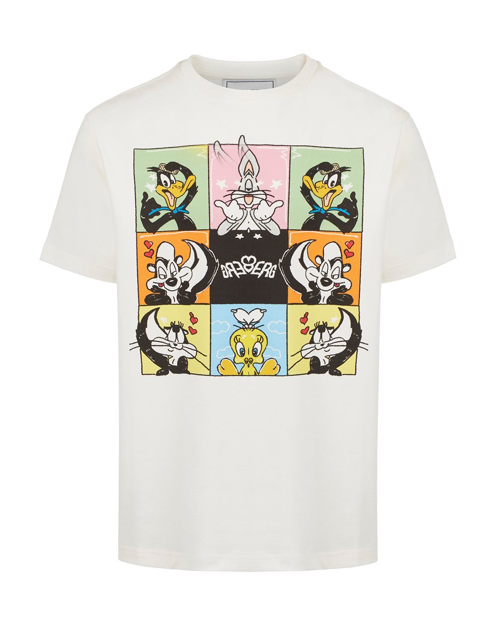 T-shirt with cartoon graphics and logo - T-shirts & polo | Iceberg - Official Website