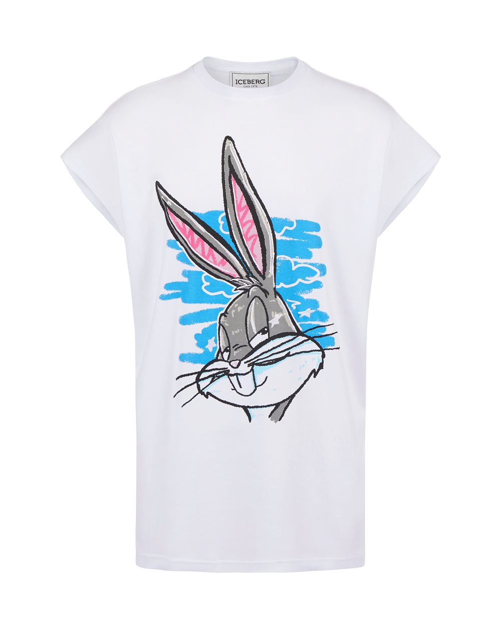 Tank top with cartoon graphics and logo - VAMEE SELECTION | Iceberg - Official Website
