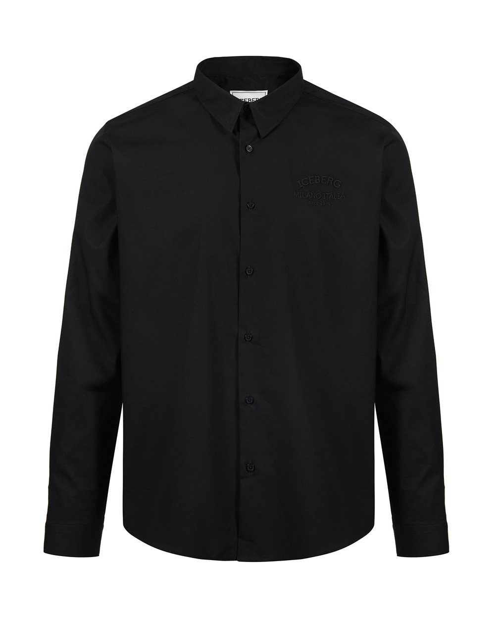 Black shirt with logo - shirts | Iceberg - Official Website