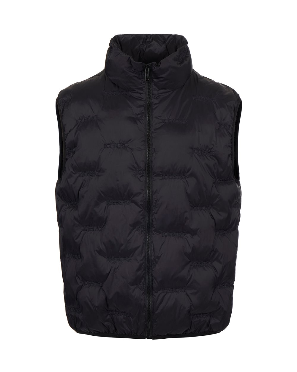 Padded vest with logo - Outerwear | Iceberg - Official Website