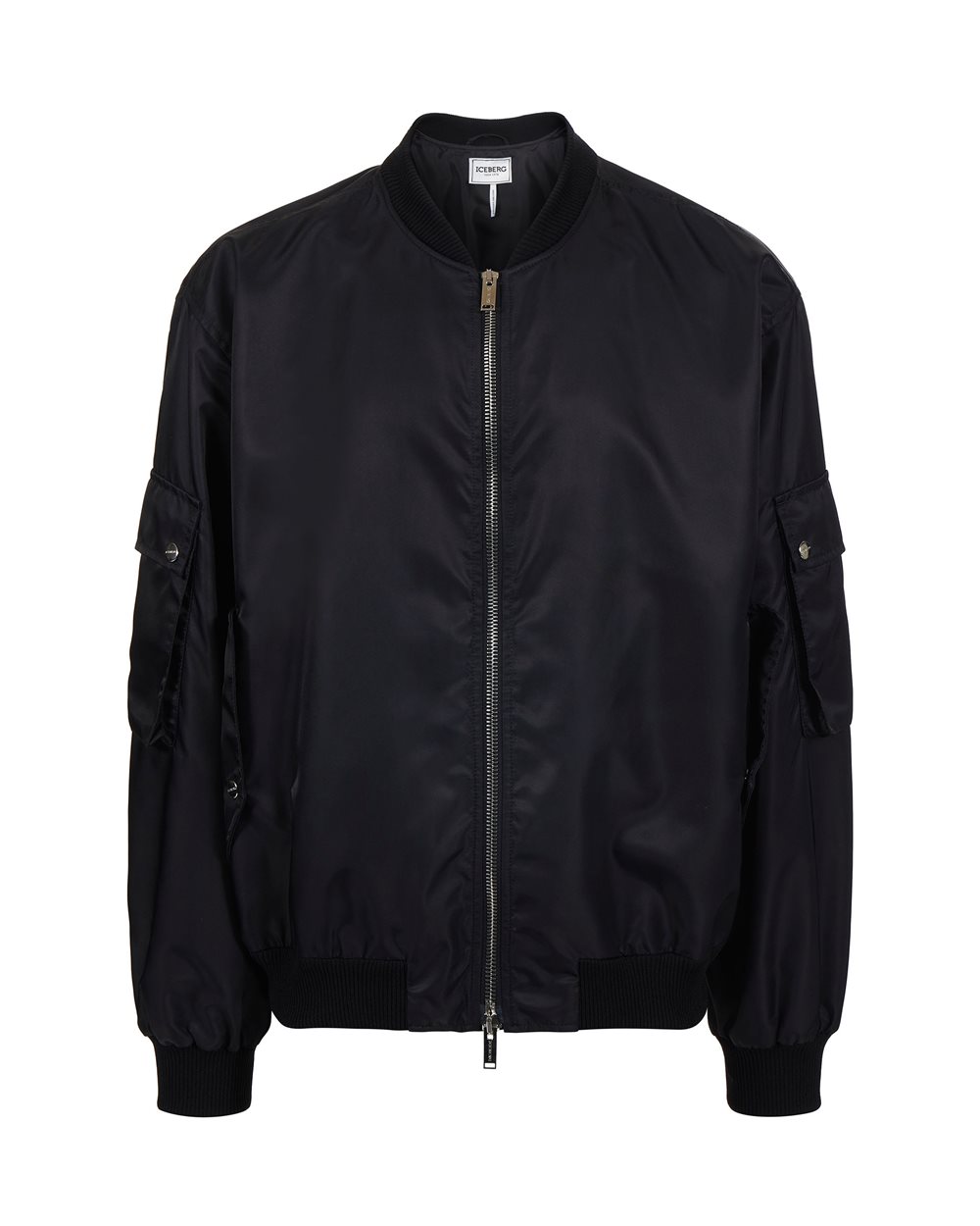 Bomber jacket with Roma prints - Outerwear | Iceberg - Official Website