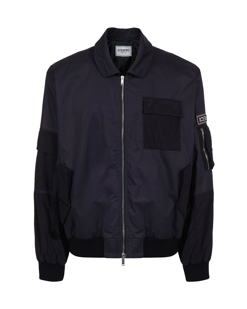 Canvas bomber jacket - Outerwear | Iceberg - Official Website