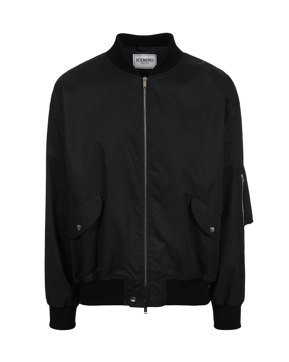 Bomber with cartoon graphics and logo - Outerwear | Iceberg - Official Website