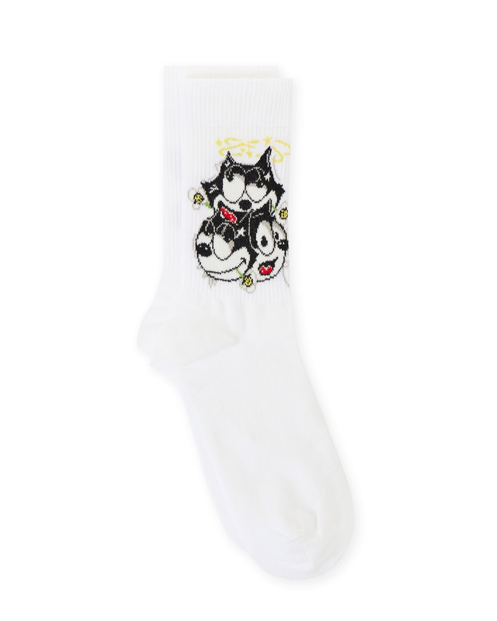 Sock with cartoon graphics - Accessories | Iceberg - Official Website