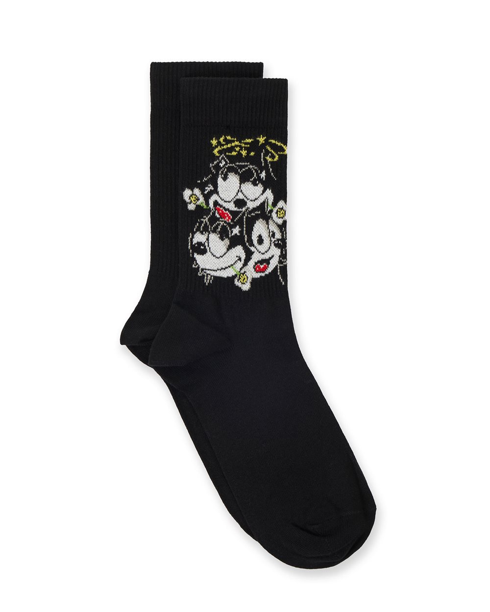 Sock with cartoon graphics - Accessories | Iceberg - Official Website