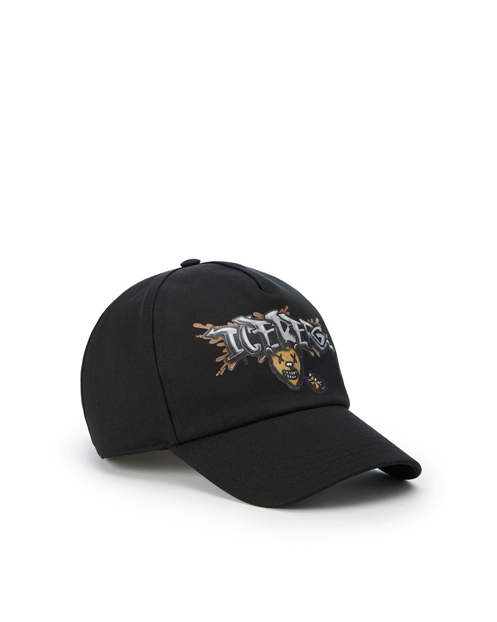 Baseball hat with cartoon graphics and logo - Accessories | Iceberg - Official Website