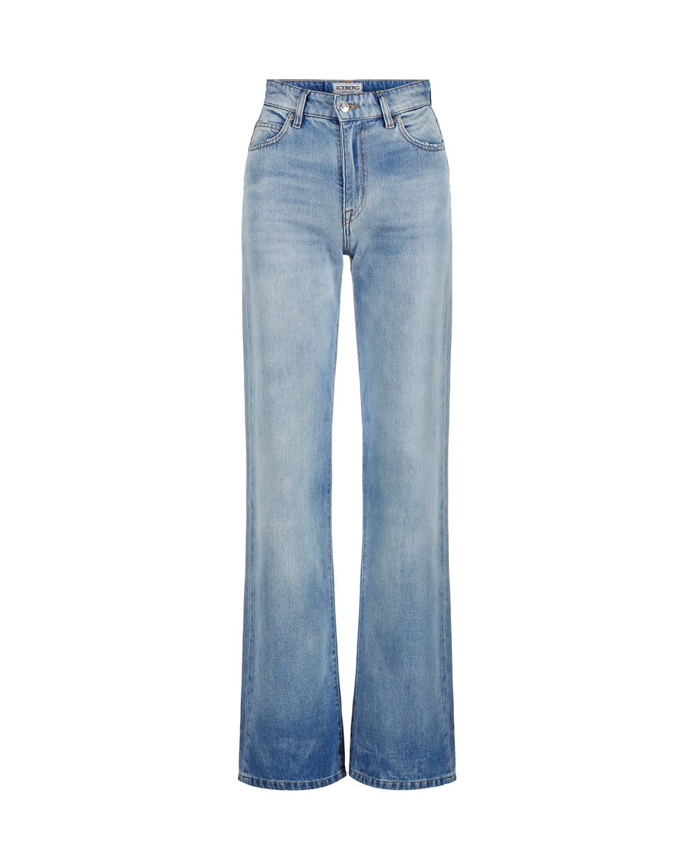 5 pocket boyfriend fit jeans - Trousers | Iceberg - Official Website