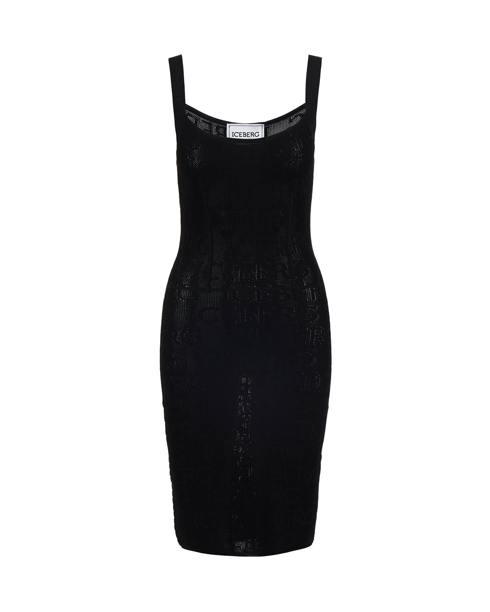 Sheath dress with logo - Dresses & Skirts | Iceberg - Official Website