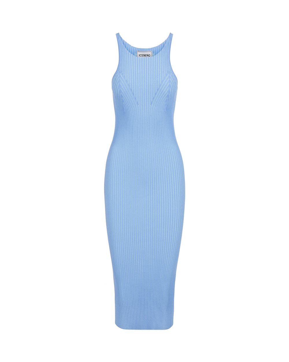 Sheath dress with logo - Knitwear | Iceberg - Official Website