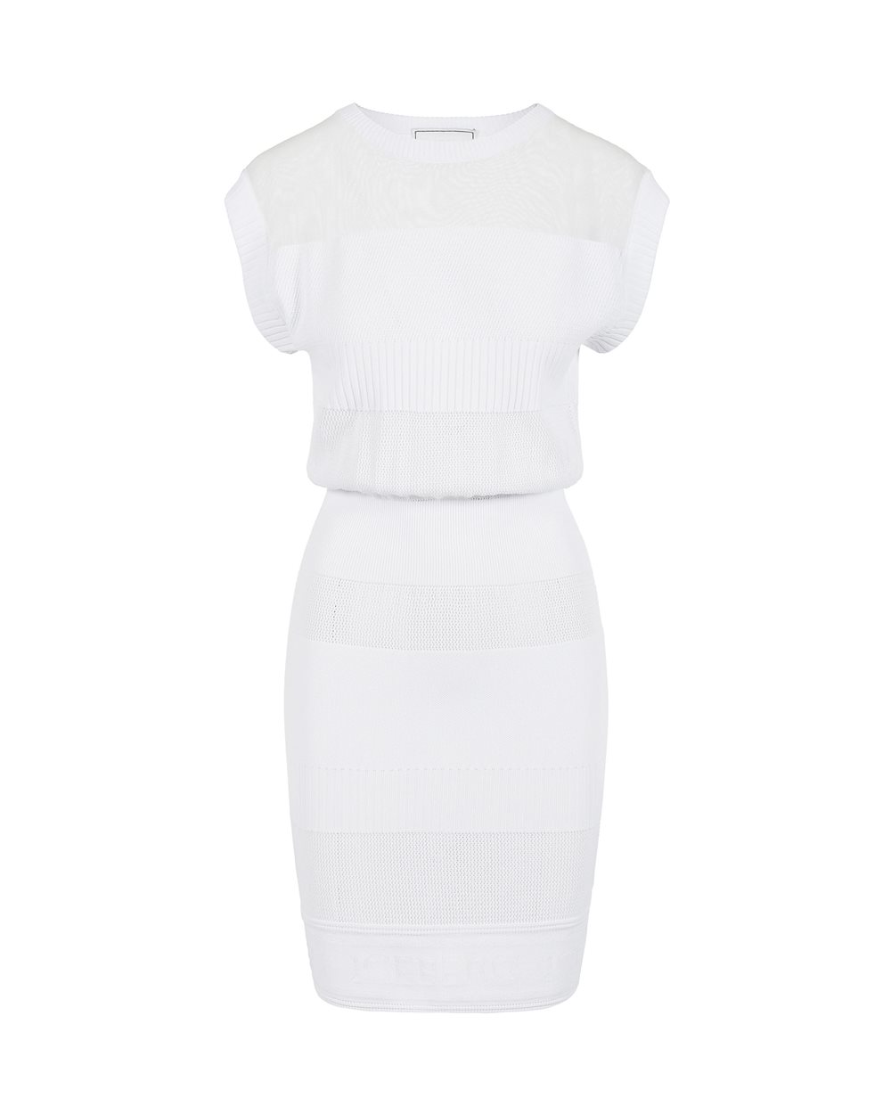 Knitted dress with logo - Knitwear | Iceberg - Official Website