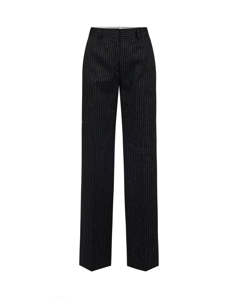 Pinstriped trousers with logo - Trousers | Iceberg - Official Website