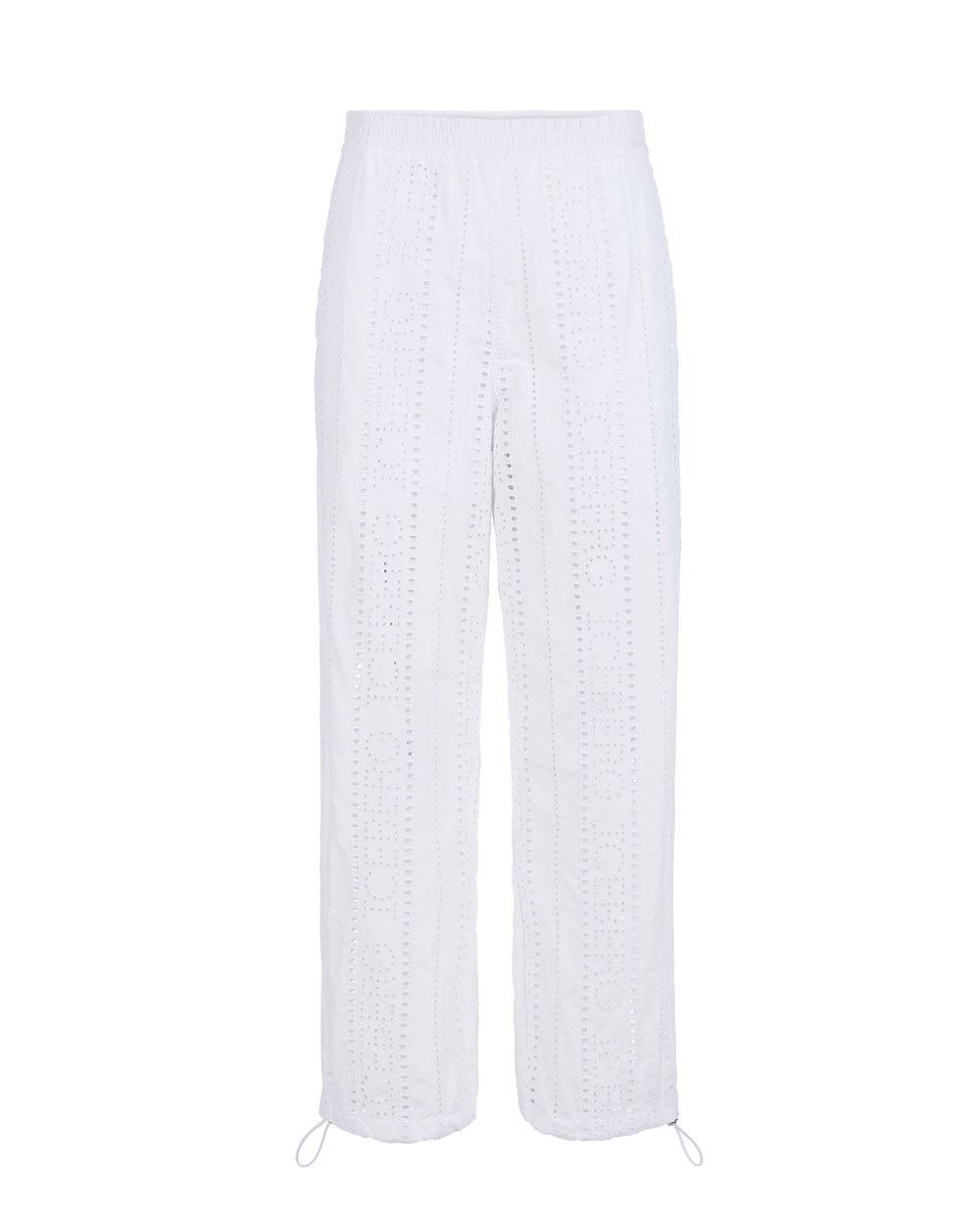 Lace trousers with logo - Trousers | Iceberg - Official Website