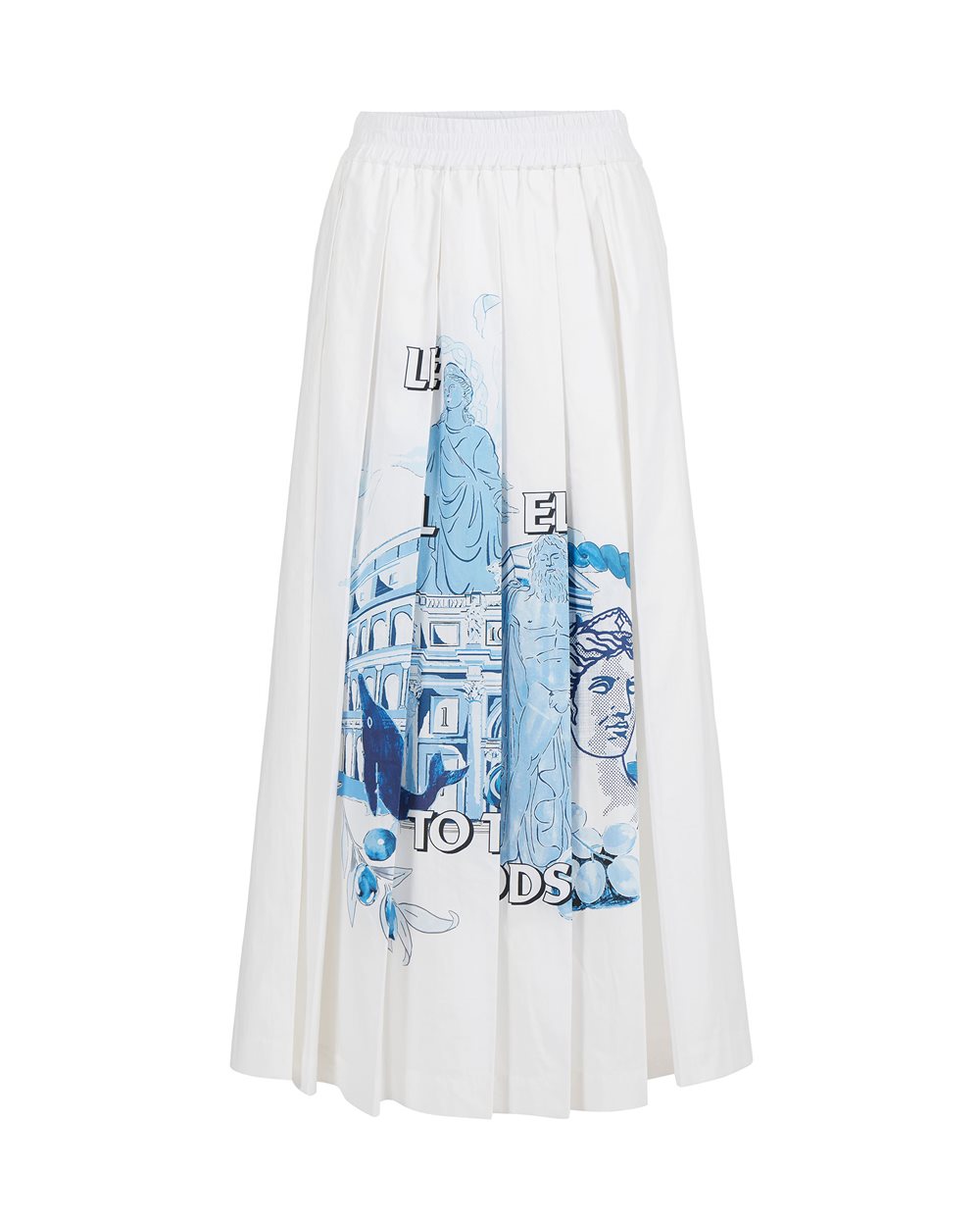 Skirt with Roma prints - Dresses & Skirts | Iceberg - Official Website