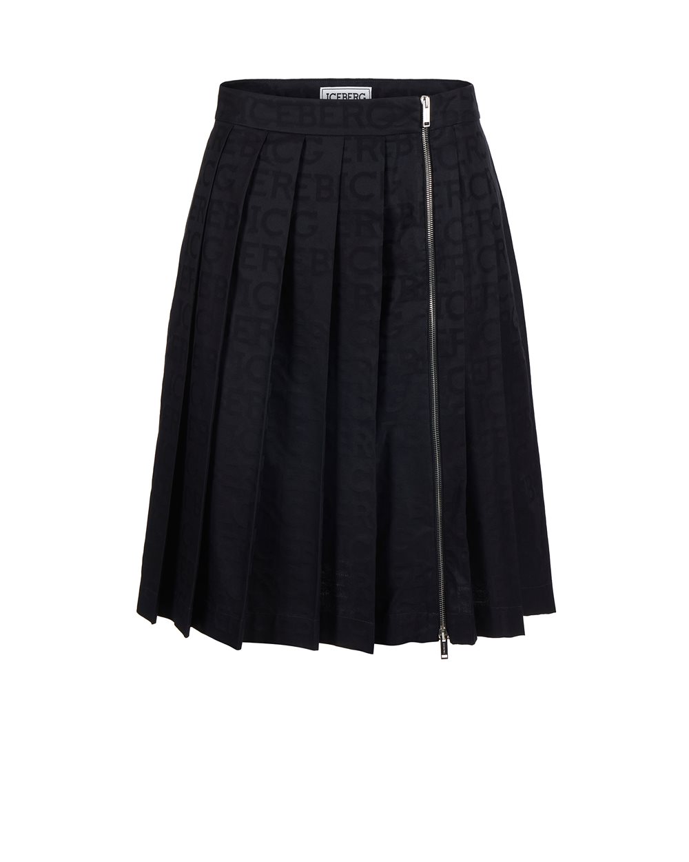 Skirt with allover logo - Woman | Iceberg - Official Website
