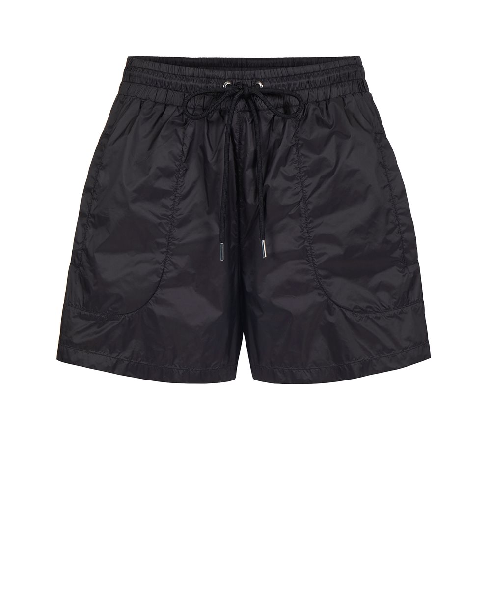 Nylon shorts with logo - Trousers | Iceberg - Official Website