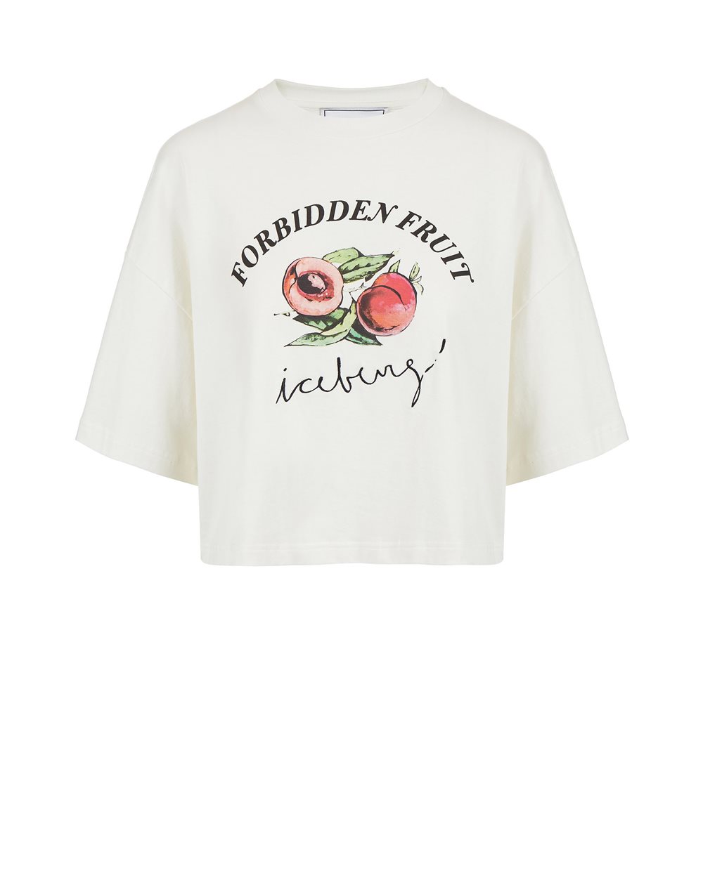 T-shirt with Forbidden Fruit print - New in | Iceberg - Official Website