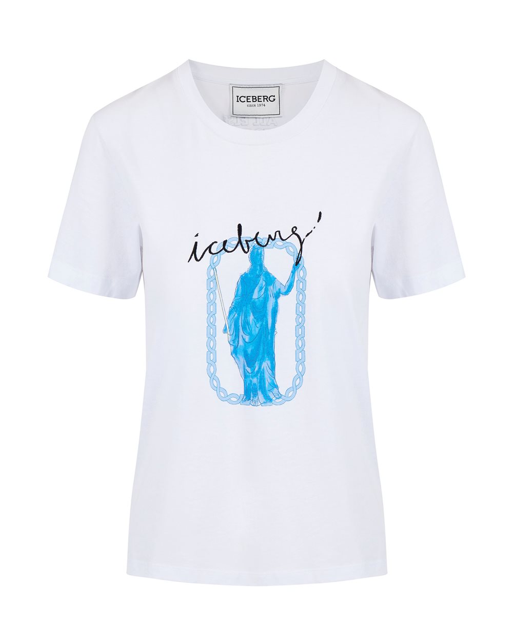 T-shirt con stampa Roma - Abbigliamento | Iceberg - Official Website