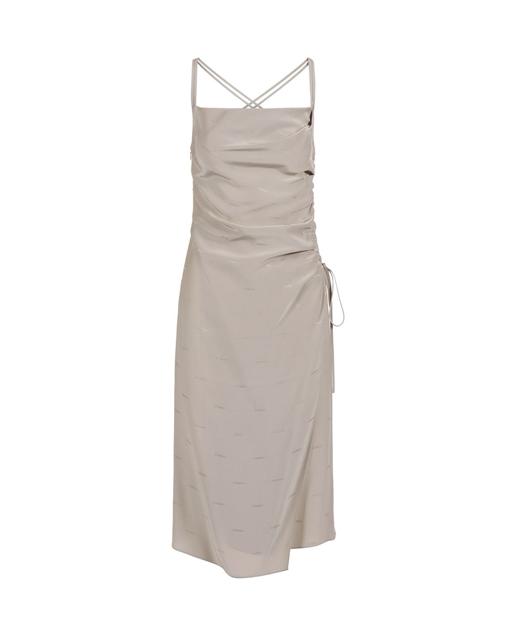 Sheath dress with allover logo - Dresses & Skirts | Iceberg - Official Website