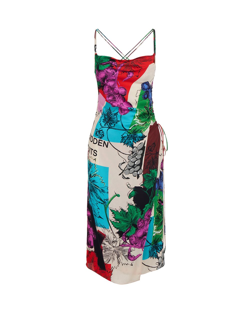 Dress with Forbidden Fruit print and logo - New in | Iceberg - Official Website