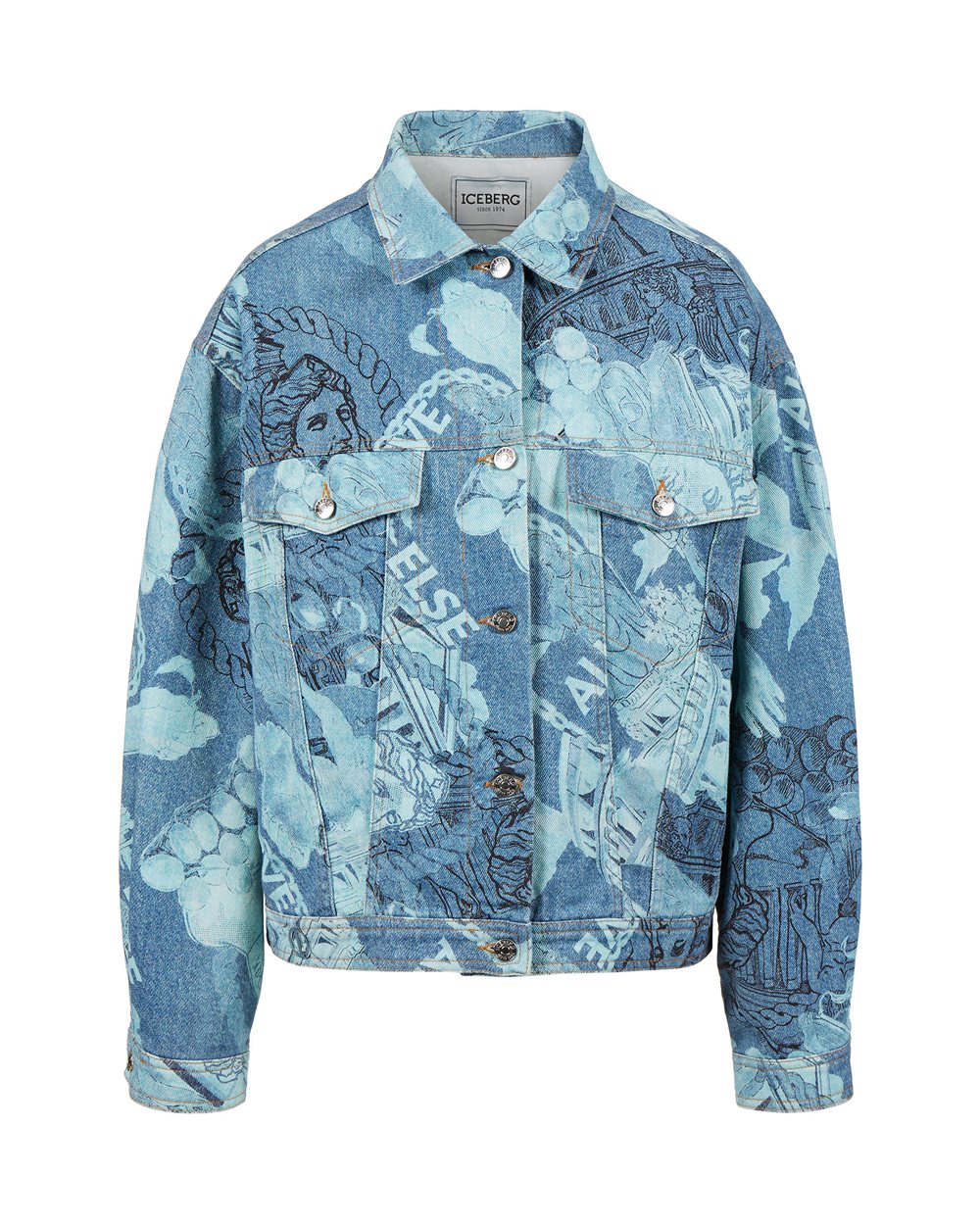 Jacket with Roma print - Woman | Iceberg - Official Website