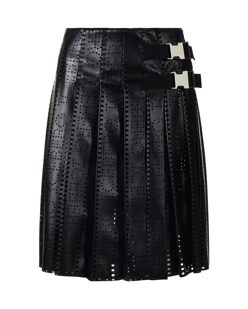 Pleated skirt with logo - Clothing | Iceberg - Official Website