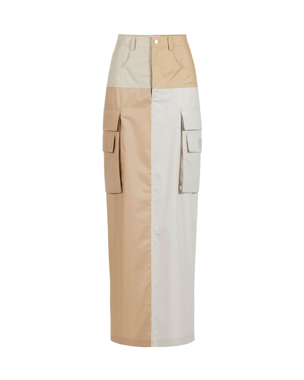 Color block long skirt - Dresses & Skirts | Iceberg - Official Website
