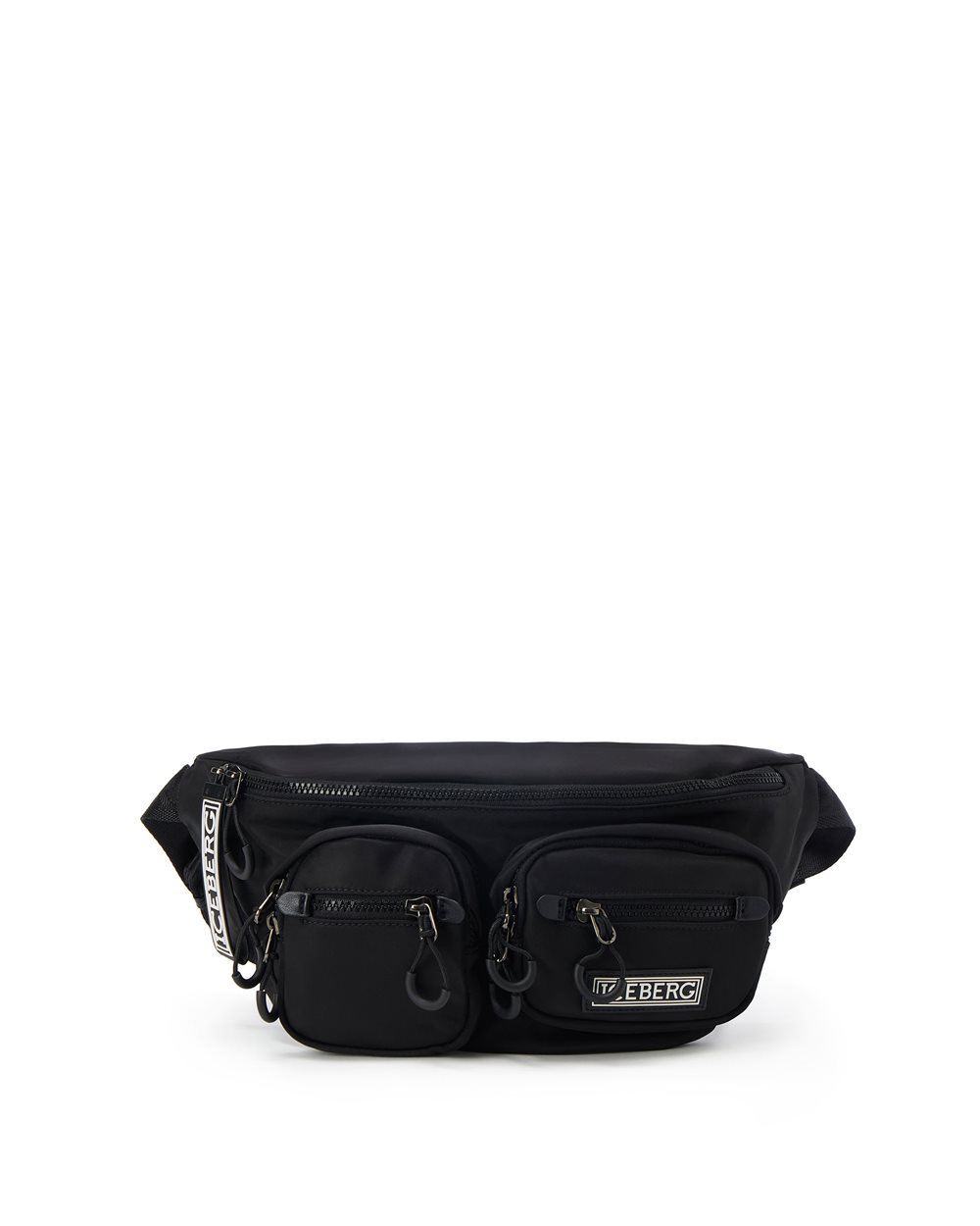 Multi-pocket nylon pouch - Bags & Belts | Iceberg - Official Website