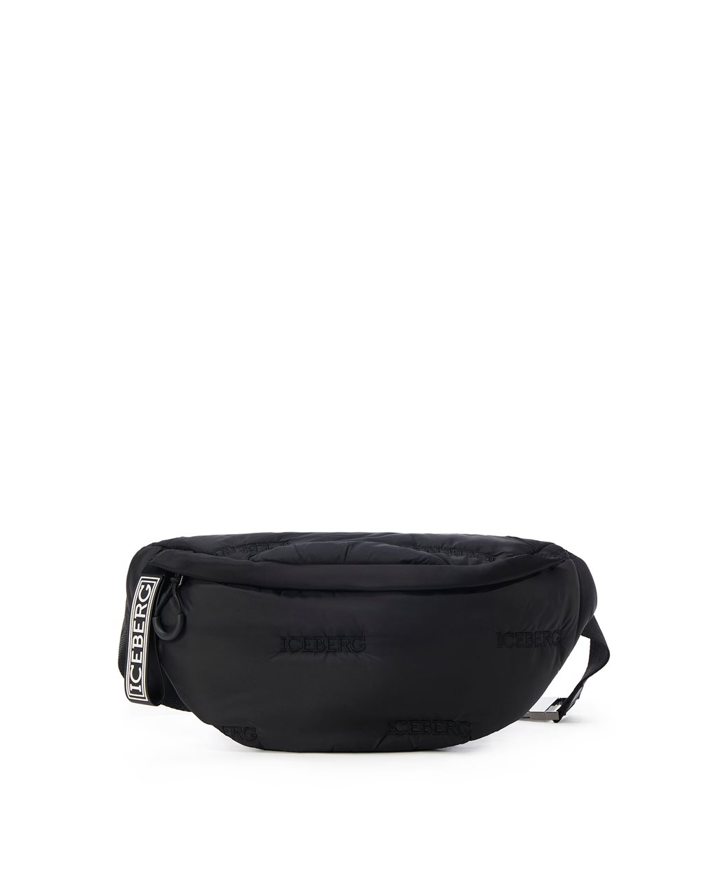 Nylon pouch with allover logo - Bags & Belts | Iceberg - Official Website