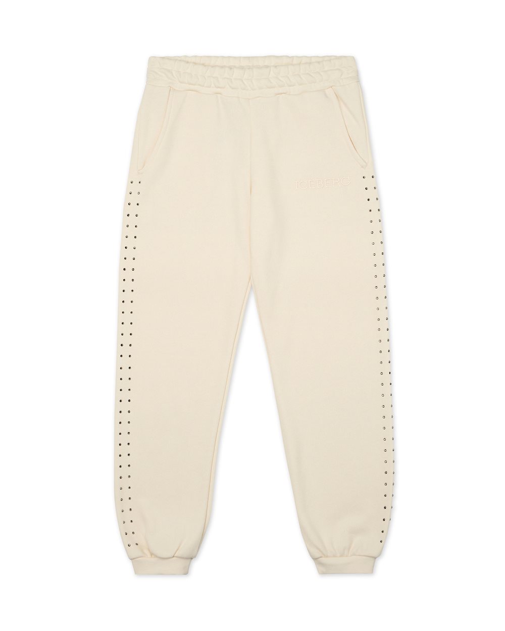 Cream colored sweatpants with joggers Iceberg