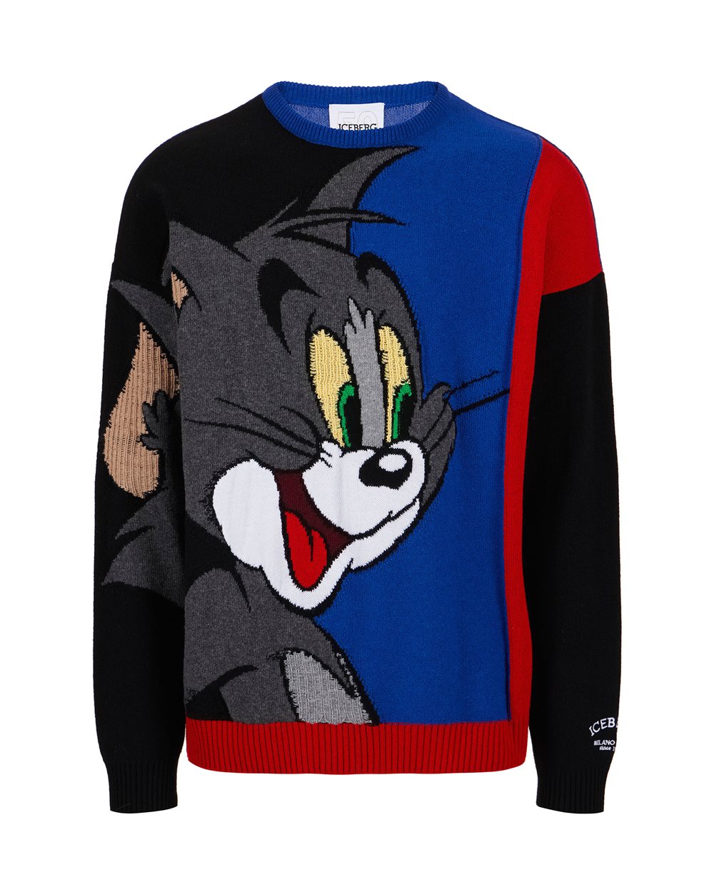 Crew-neck sweater from The Re-Edit collection - Capsule Selection | Iceberg - Official Website