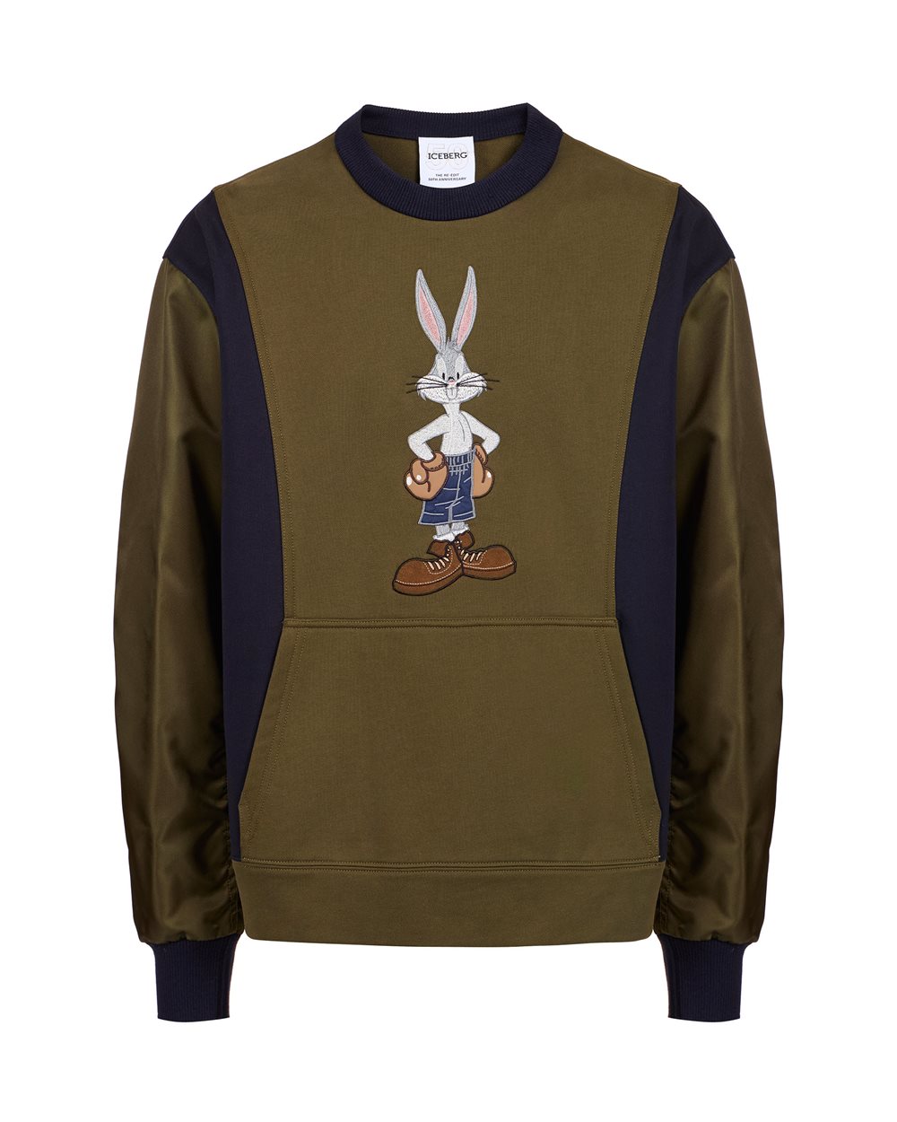 The Re-Edit sweatshirt with Bugs Bunny Boxer - Capsule Selection | Iceberg - Official Website