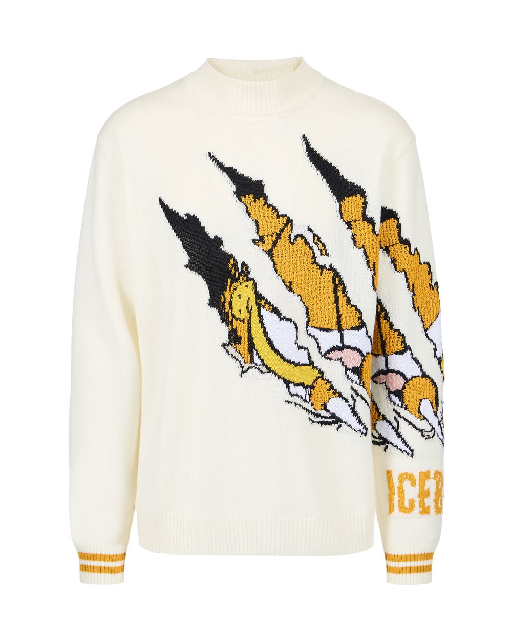 Maglie e Maglioni Uomo Girocollo con Grafiche ICEBERG