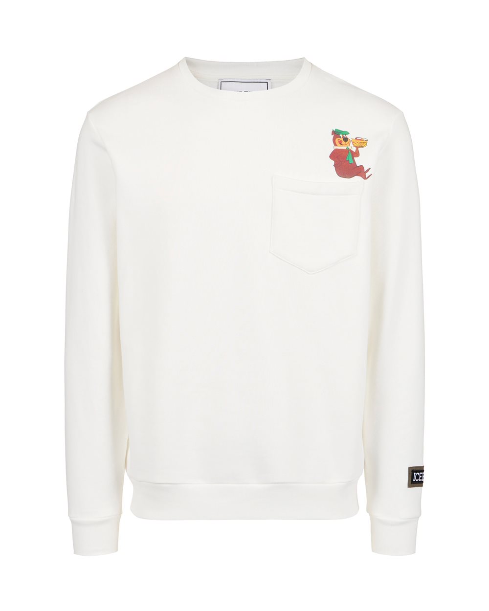 Sweatshirt with Yogi print - Carosello HP man SHOES | Iceberg - Official Website