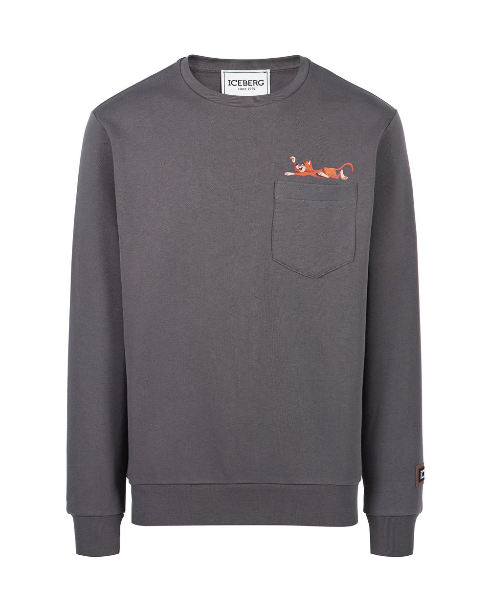 Crew neck sweatshirt with logo Iceberg
