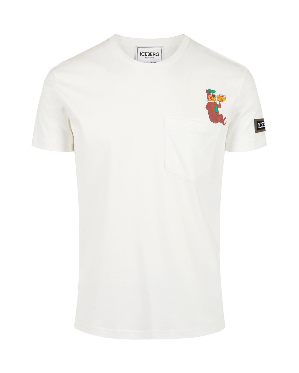 T-shirt in cotone sostenibile con Yogi Bear - PREVIEW | Iceberg - Official Website