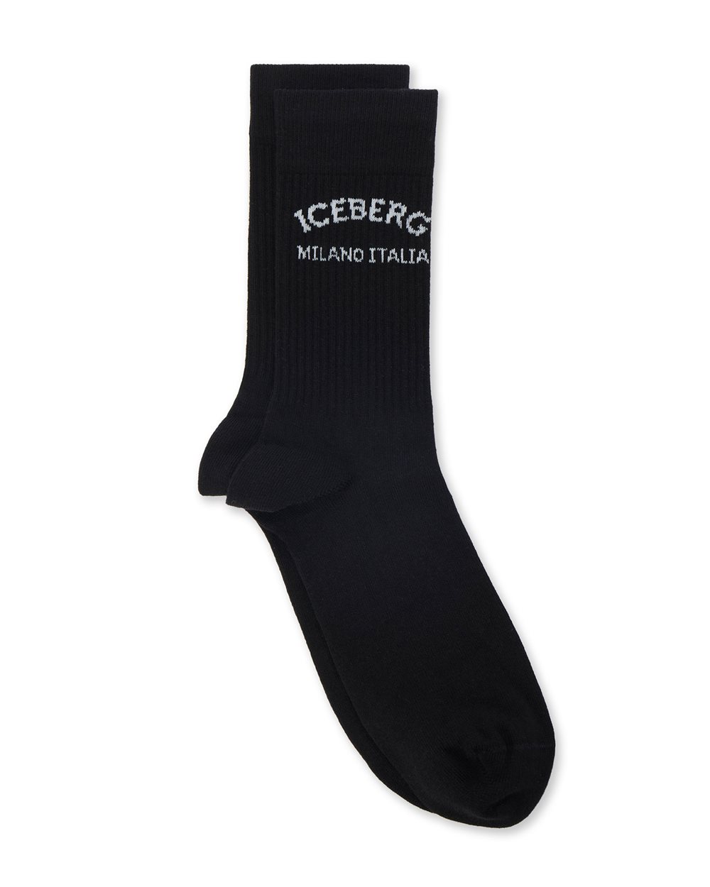 Cotton socks with logo - carryover fw24 | Iceberg - Official Website