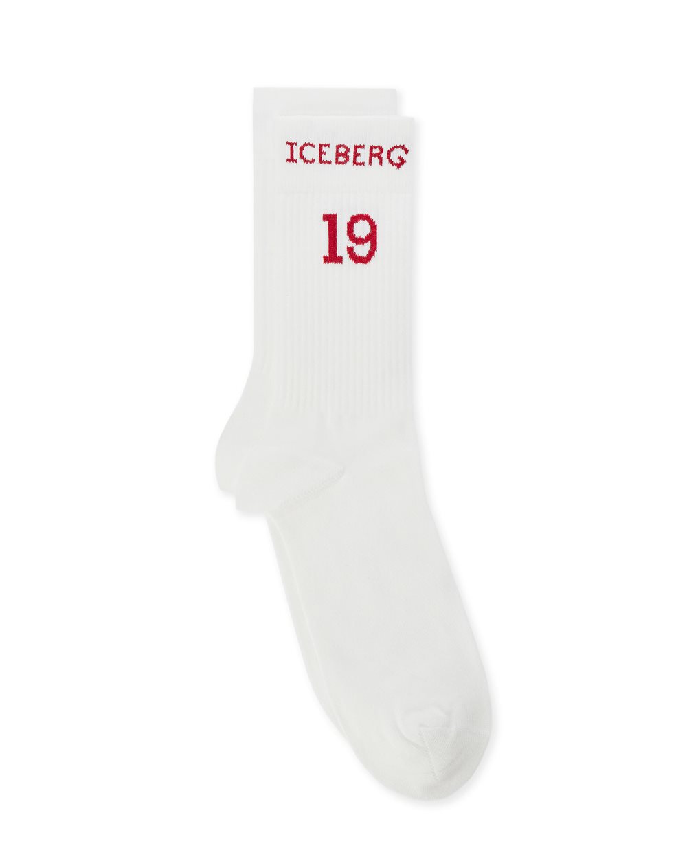 Cotton sock with logo and date 19 and 74 - carosello HP man accessories | Iceberg - Official Website