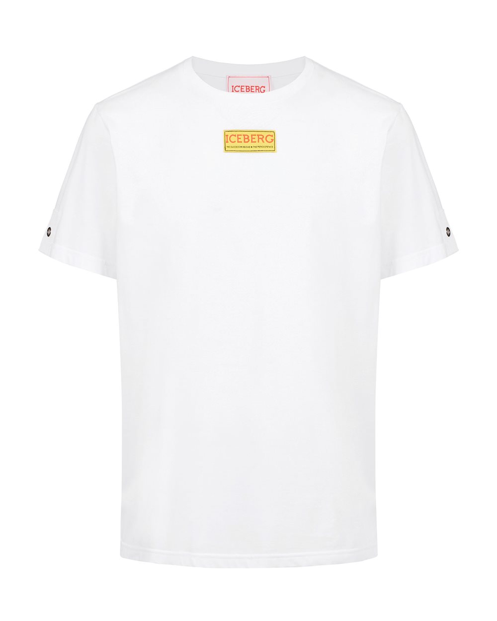 Short-sleeved T-shirt in cotton jersey - Carosello HP man SHOES | Iceberg - Official Website
