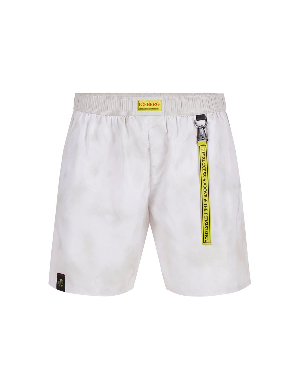 Boxer color coccio con elastico, coulisse e logo Iceberg - Beachwear | Iceberg - Official Website