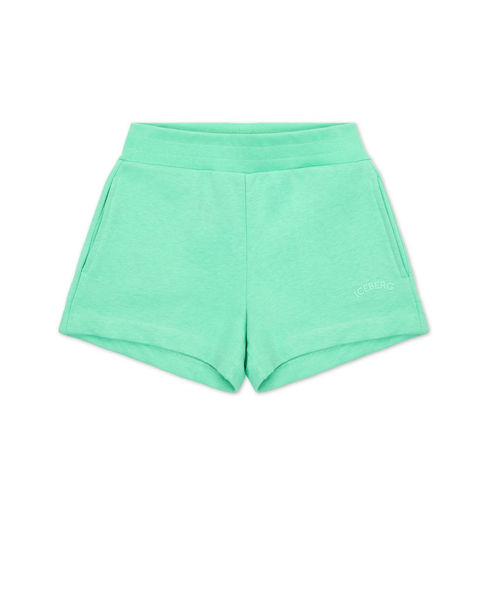Mint Shorts with Elastic Waistband | Iceberg - Official Website
