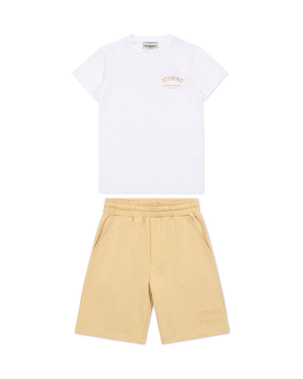 Look Coordinato: T-shirt e Bermuda - Bambino | Iceberg - Official Website