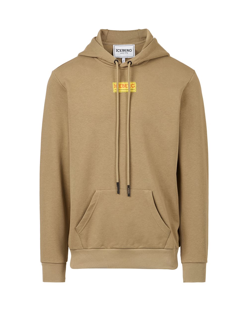 Felpa hoodie color fango con stampa Looney Tunes - Felpe | Iceberg - Official Website